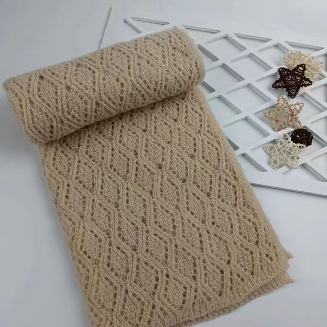 T318 winter new thick warm soft woven neck scarf rectangular scarf