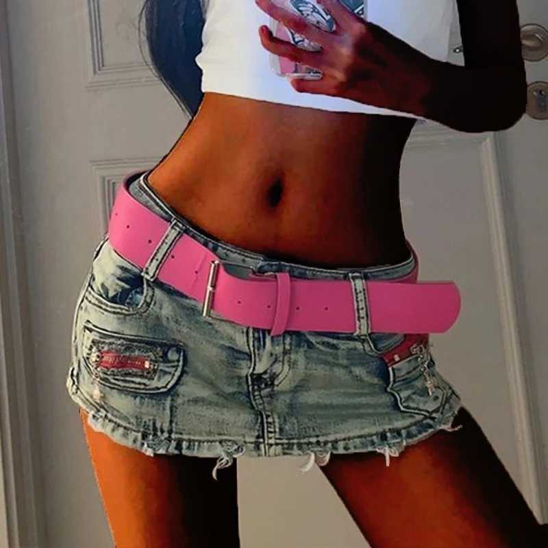 Fe High Waist American Fashion Baggy Skirts Girls Gothic Vintage Punk Mini Dress Women Streetwear Blue A Line Shorts SkirtsXJ250320