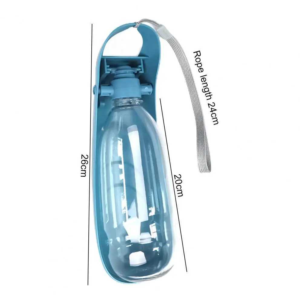 550ML portable dog drinking cup pet water dispenser folding quick dispenser travel beverage bottle dog walking water bottle Y250319