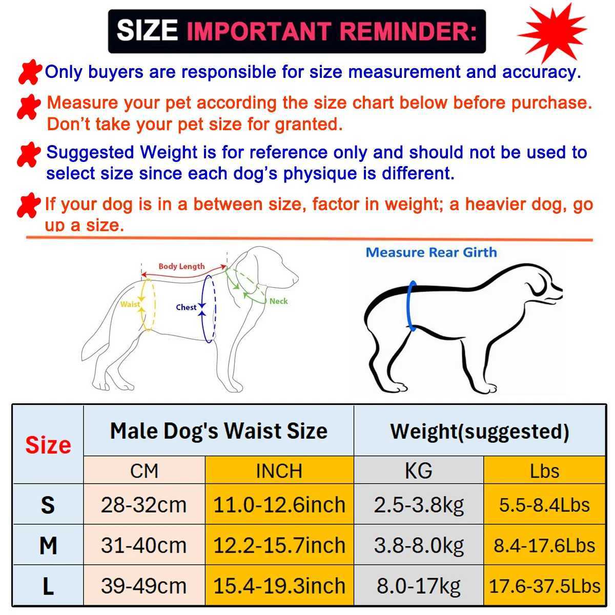 Washable mens dog diapers reusable pet hygiene pants nap pants with abdominal packaging high absorbency leak diapers Y250320