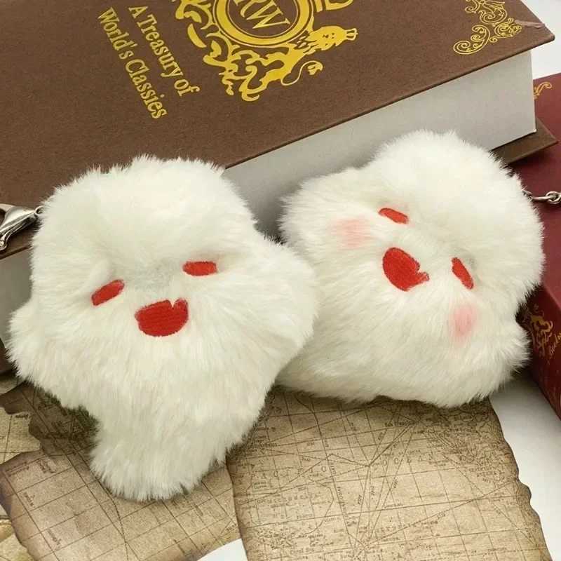 Halloween Ghost Doll Anime Keychain Cute Ghost Kawaii Plush Stuffed Cartoon Decoration Keychain Bag Pendant Kawaii Friends GiftXJ250319