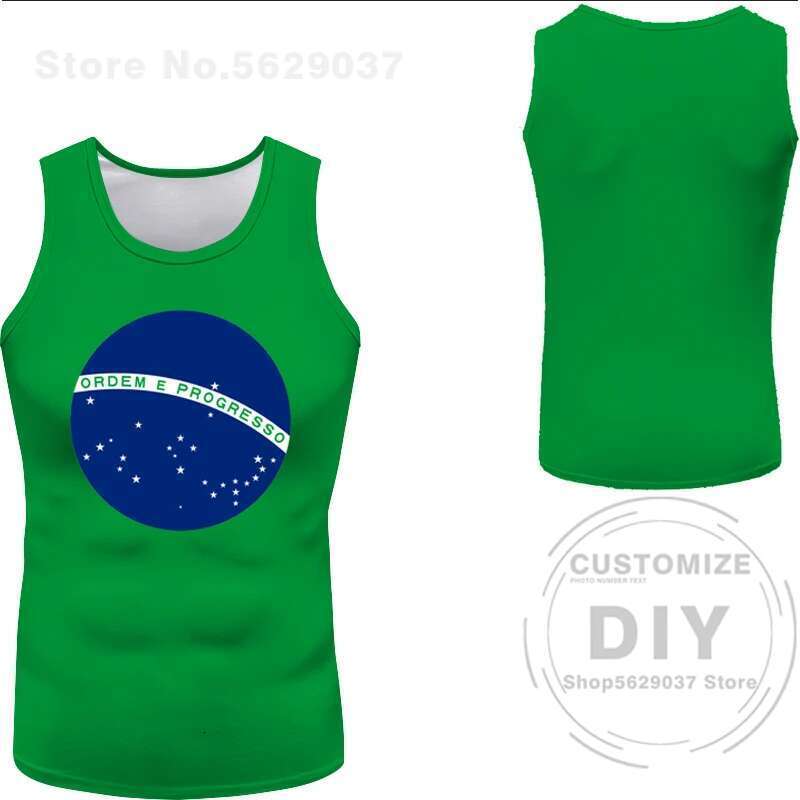 Brazilian women's sleeveless T-shirt, free personalized name, women's clothing
