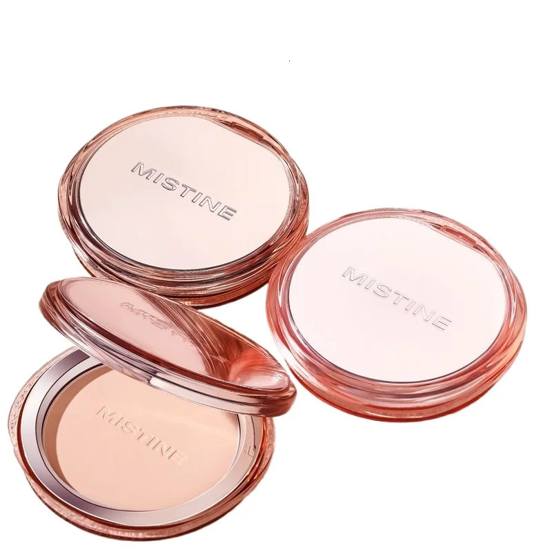 Misty Facial Painting Velvet Fusion Pressing Powder Set Oil Control Keep Makeup Bright Compact Foundation 250319
