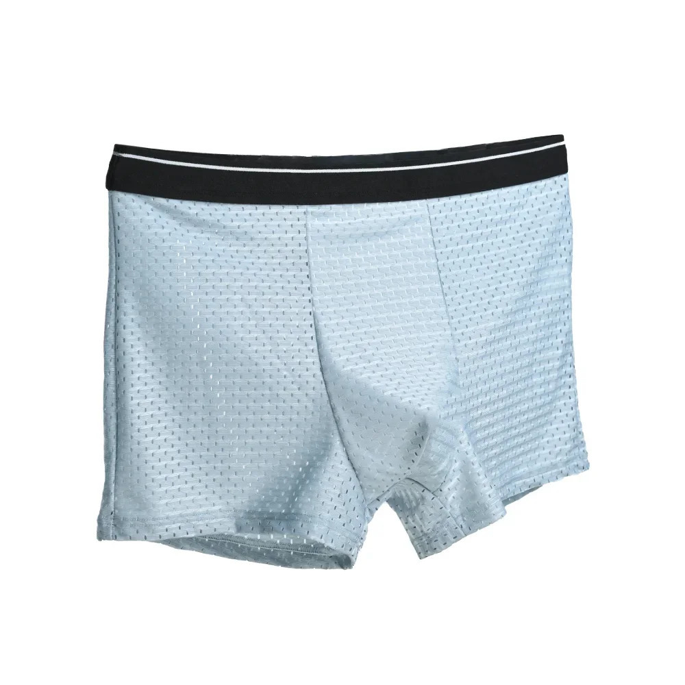 Mens underwear shorts Boxing Sliding Homme Calzoncillos Bamboo hole Ushaped conveyor Large size M6XL 250320