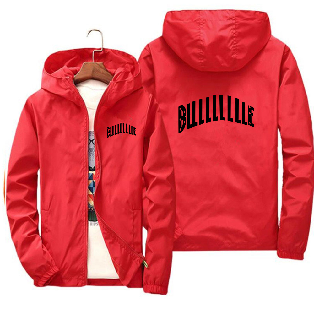 Mens Hoodie Jacket Spring Autumn Coat Windrunner Fashion Hooded men jackets Sports Windbreaker Casual Zipper Coats Man Outerwear Clothing