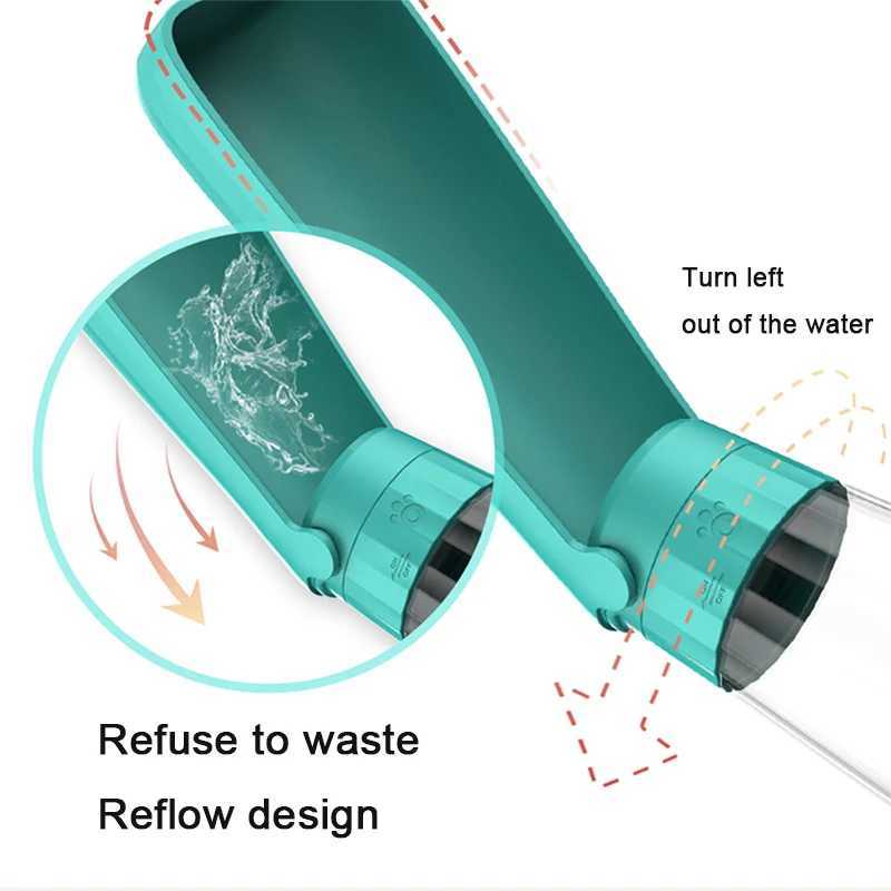 Pet small dog water bottle portable foldable dog water dispenser outdoor walking Chihuahua water bowl for small and large dogs Y250319