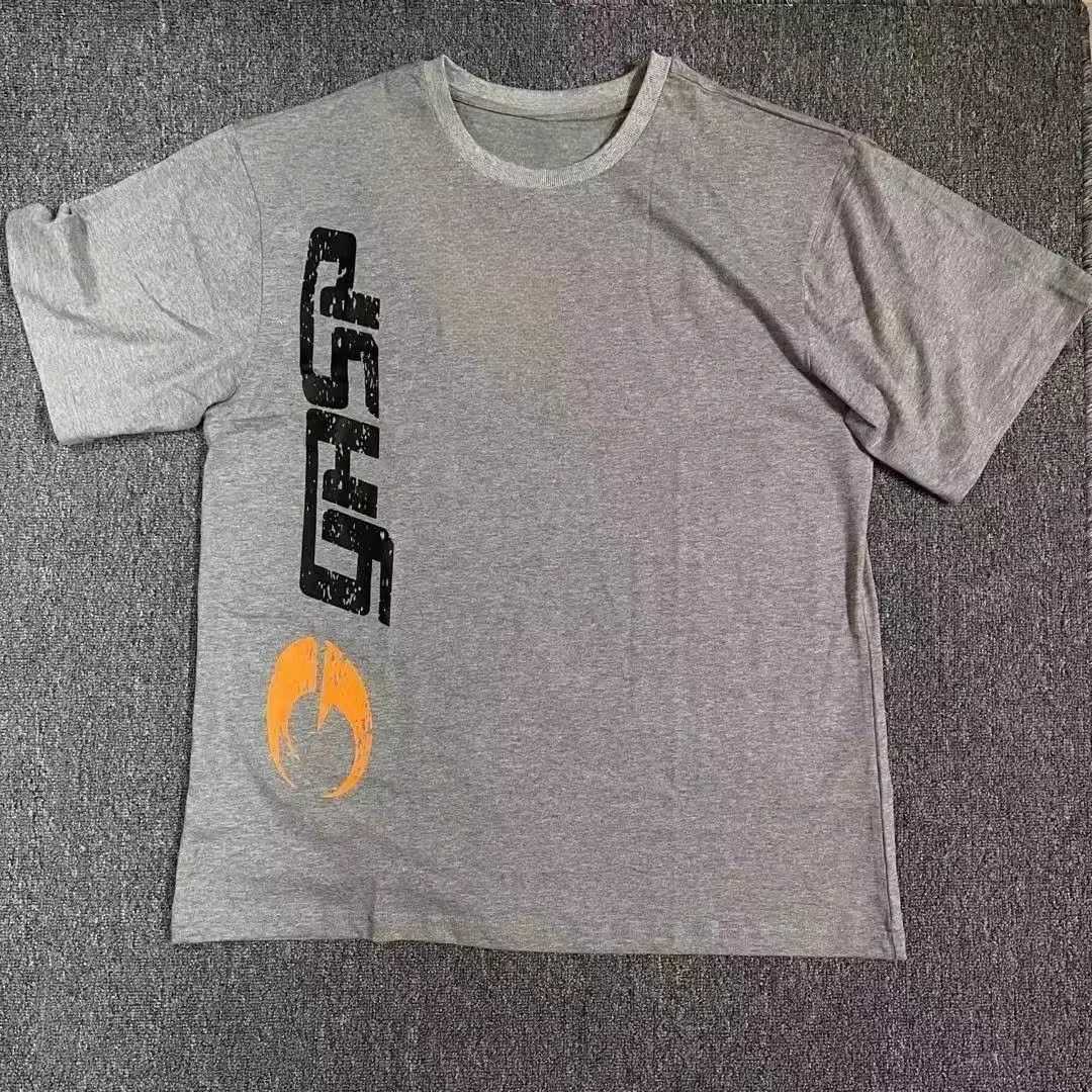 GASP European and American fitness short sleeved mens T-shirt loose plus size muscle casual exercise training gymT250319