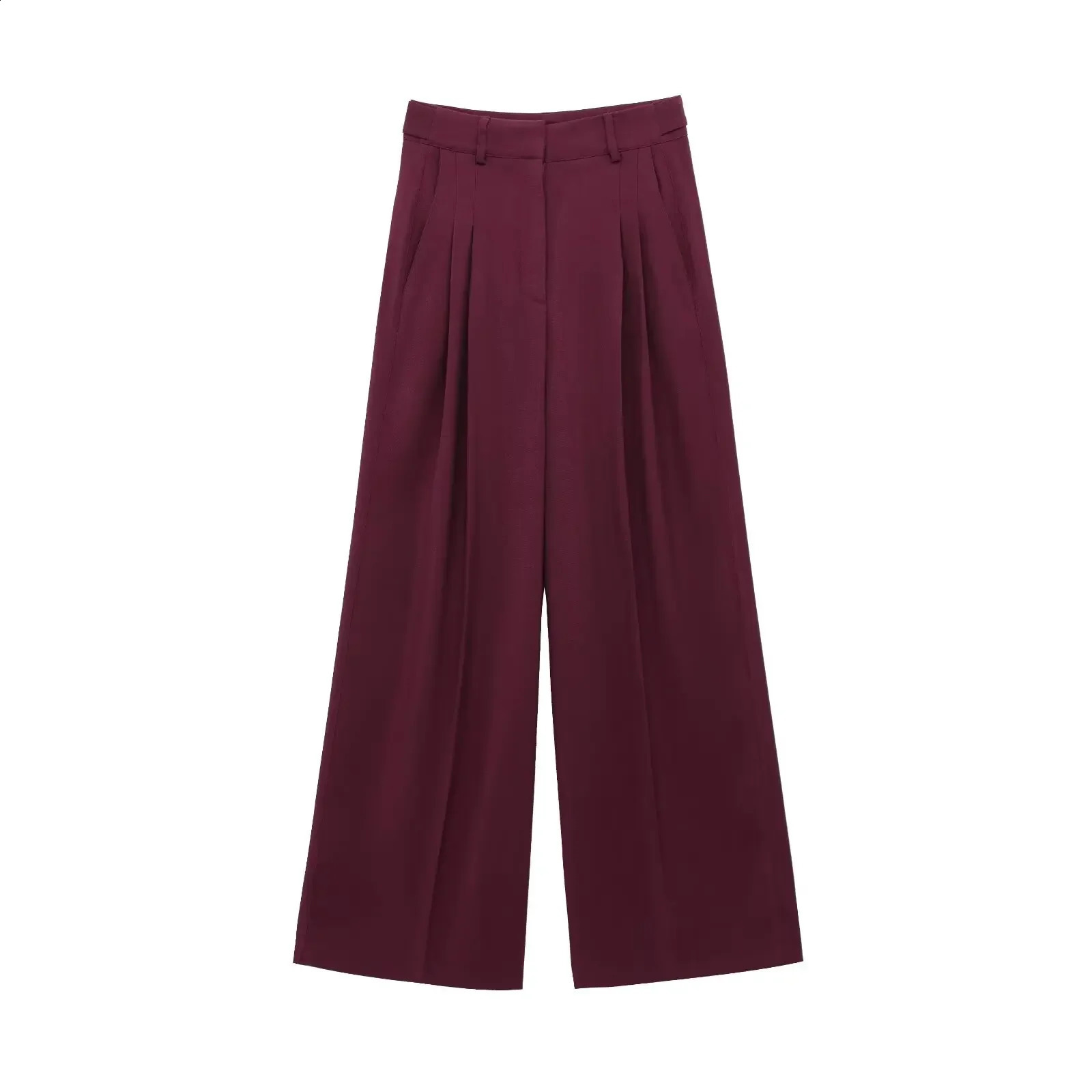 TRAFSHE Womens Suit Solid ONeck Pant Sets Elegant in Matching Two Pieces Trousers 3736042 250319