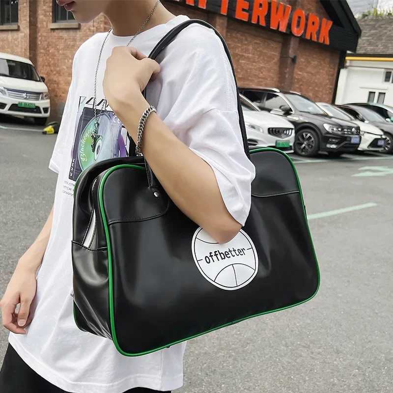Girls Sports Fitness Yoga Bag Travel Handbag College Students Class Shoulder Bag Luggage Travel Bags for Women Y250319