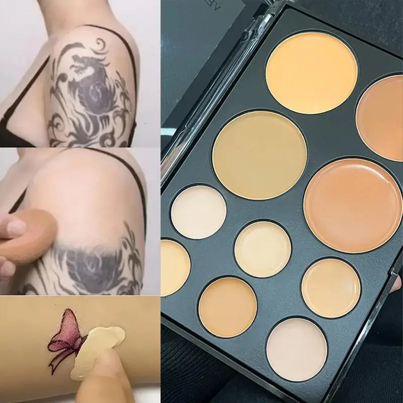 10 Colors Face Contour Cream Palette Color Correcting Concealer Palette Face Bronzer Makeup Highlight Contour Palette 250314