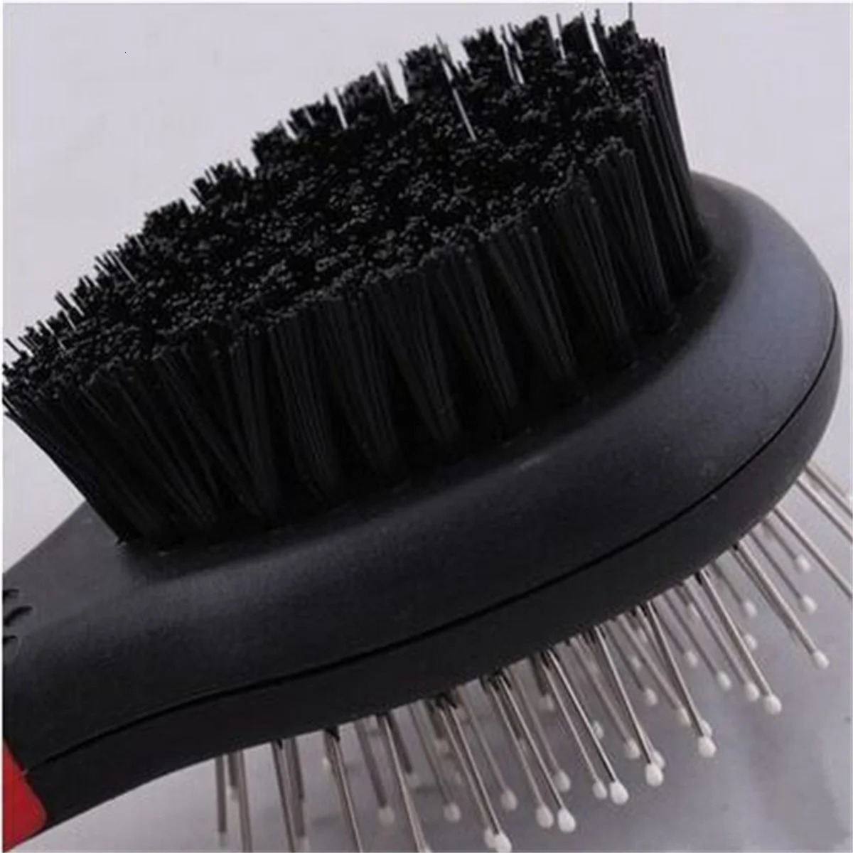 1 doublesided pet dog comb long hair brush plastic handle massage bathtub multifunctional grooming tool 250320