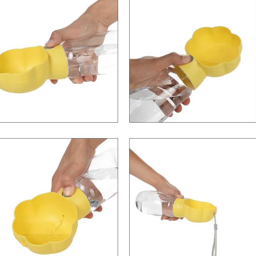 Dog water bottles for small medium and large dogs cats outdoor activities hiking leak proof puppies drinking bowls bulldogs and pet supplies Y250319