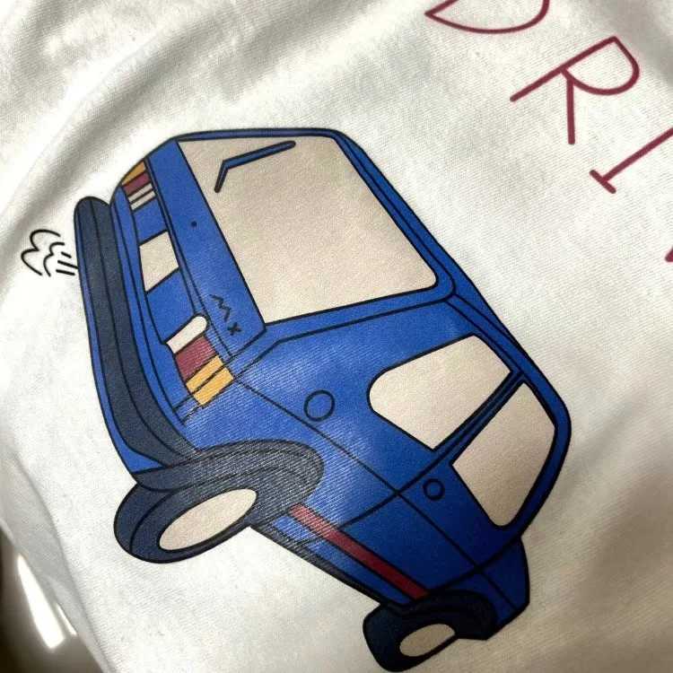 100% pure cotton half sleeved T-shirt for boys and children 2024 summer unisex baby clothing sports and casual T-shirt cartoon car fashion zipper shir