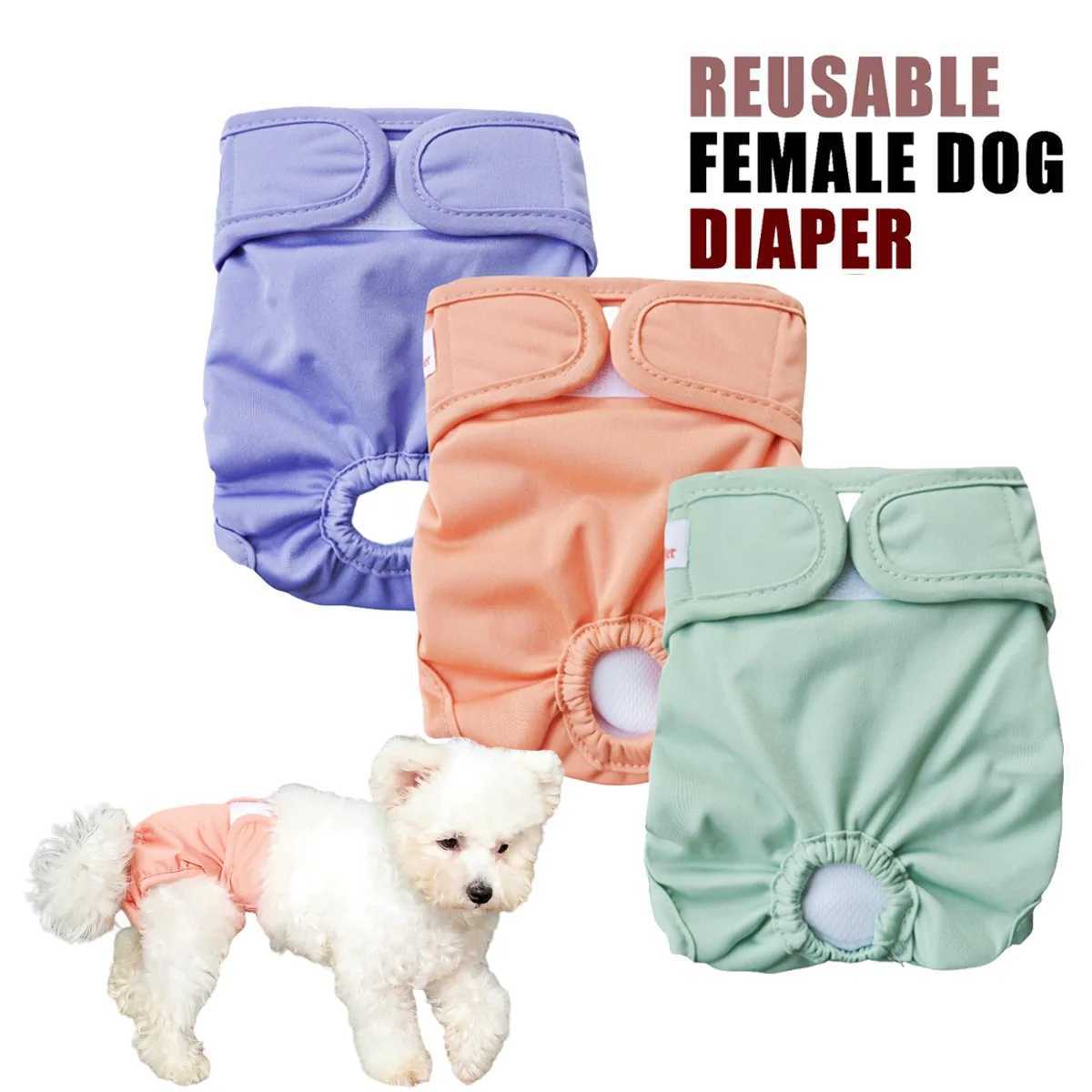 Pet dog diapers physiological hygiene pants reusable nap abdominal packaging dog diapers highly absorbent leak pants Y250320