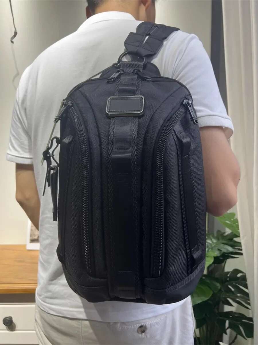 Ballistic Nylon 232743Alpha Men's Chest Multifunctional Shoulder Bag Ipad Crossbody