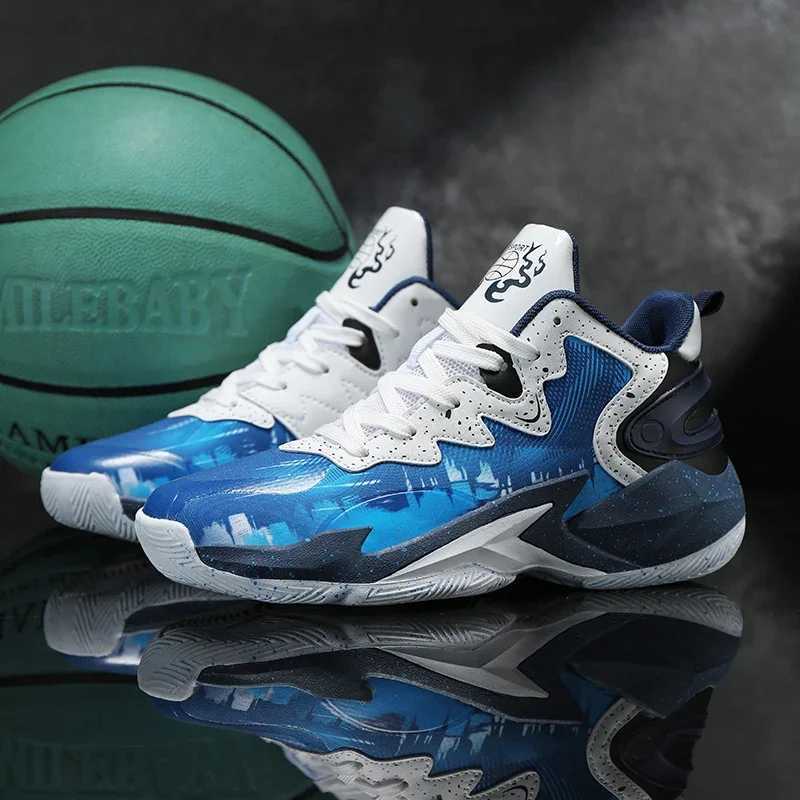 Top childrens basketball shoes with rubber soles for 2025 non slip boys sports shoes casual and breathable running coachW250320