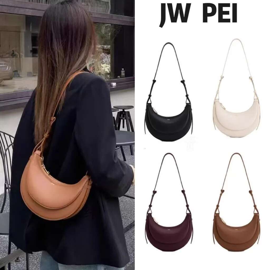 JW PEI High Quality Half Moon Crossbody Commuter Women's Exquisite Underarm Bag