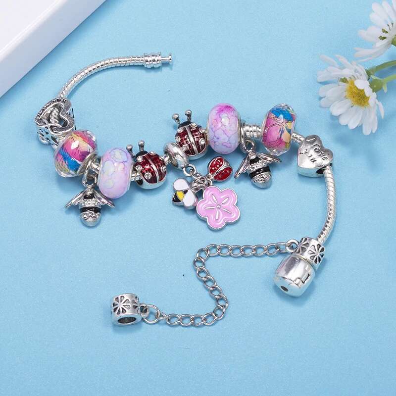 Special Offer Brand Charm Bracelets Fits DIY Bees Bracelets Bangles For Women Kids Bijoux Pulseras Jewelry Gift Dropshipping
