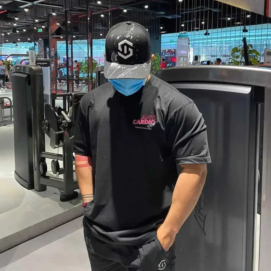 ANTI CARDIO T-shirt Gym 2023 Men Summer Cotton Casual Short Sleeves T Shirt Male Tee Training Workout Tops Fashion Women T ShirtT250319