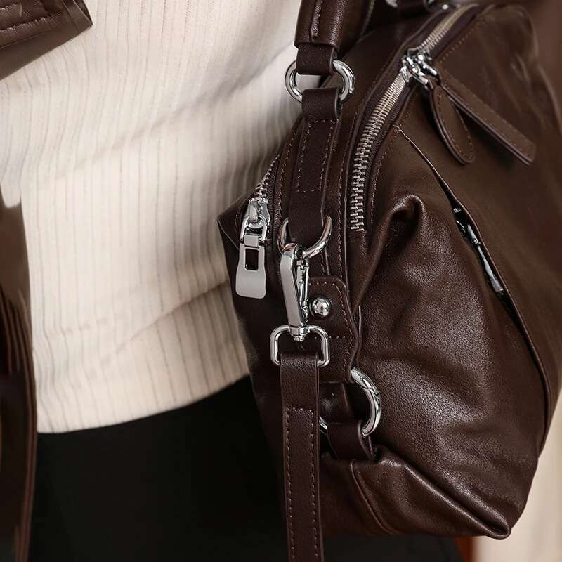 Natural Cow Genuine Leather Shoulder Bags Women Cowhide Bag Lady Soft Design Female Handbag For Ladies High Quality