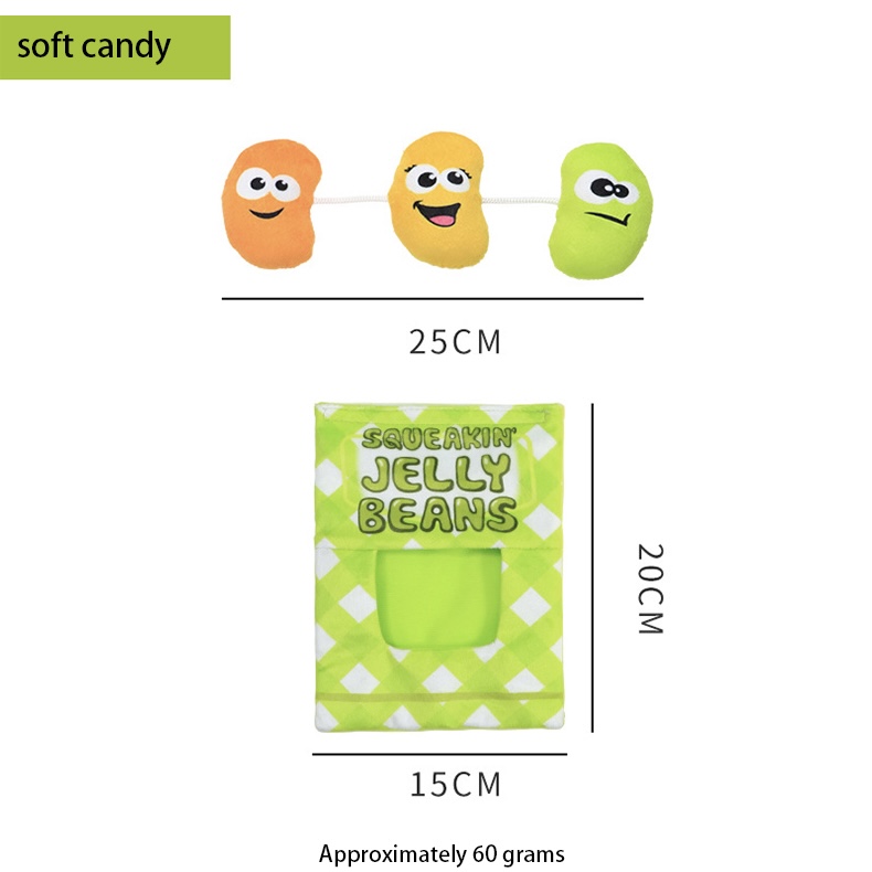 Dog Squeaky Plush Toys Pet Dog Cartoon Teething Toy Squeaky Plushies Medium to Large Dogs Reduce Boredom Interactive Toys