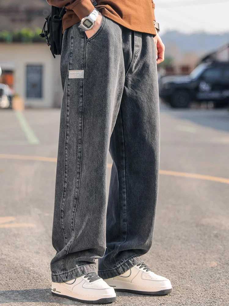 TOI Mens High End Straight Leg Jeans 2024 Summer Business and Leisure Heavy Industry Laundry Lightweight Luxury PantsT250319