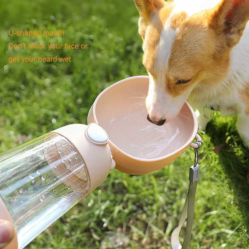 Dog outdoor walking water cup multifunctional water dispenser portable bottle water dispenser pet supplies water dispenser Y250319