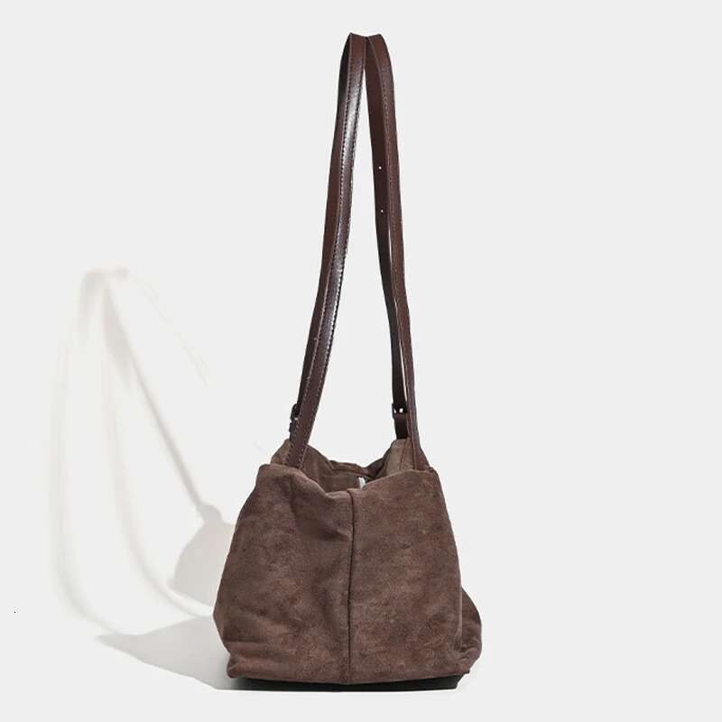 Faux Suede Pillow Tote Bags For Women Designer Handbags And Purses 2025 New In Vintage Large Capacity Shoulder Crossbody