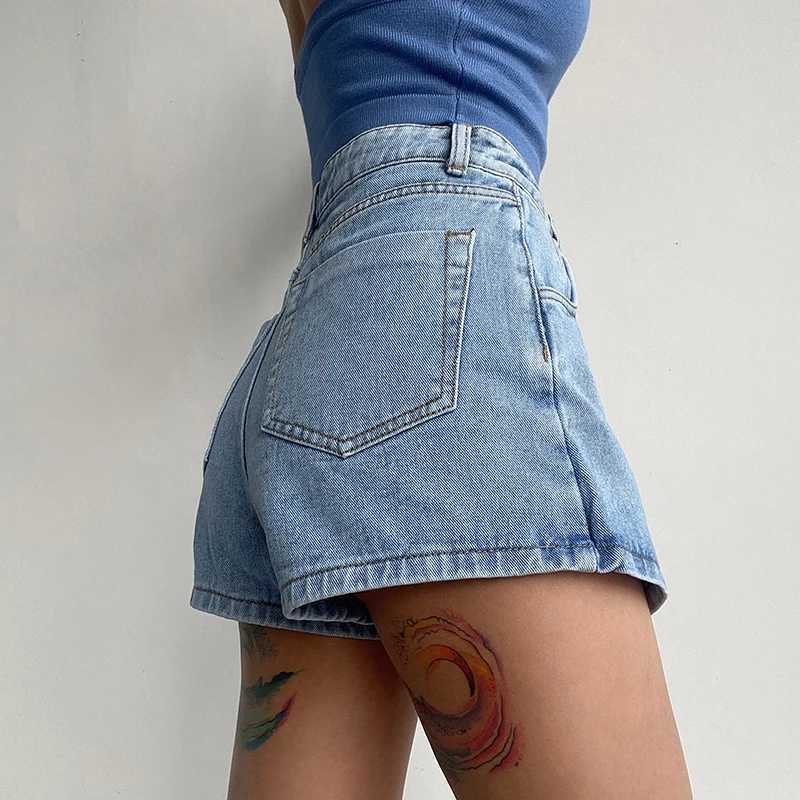 Irregular Denim Skirt for Women Slim High-waisted A-line Jeans Skirt Shorts Fashion Vintage Streetwear Y2k Clothing FeXJ250320