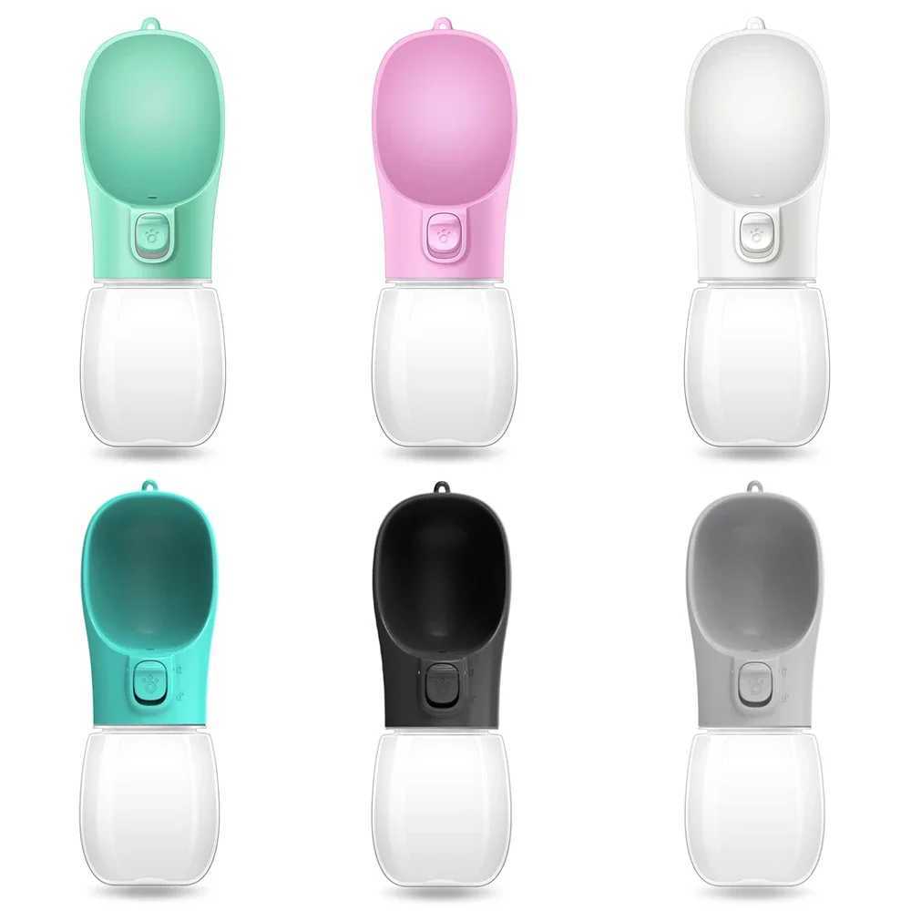 OUZEY Travel Portable Dog Water Bottle Outdoor Foldable Walking Drinking Bowls For Small Large Dogs Puppy Cat Water Bowl Y250319