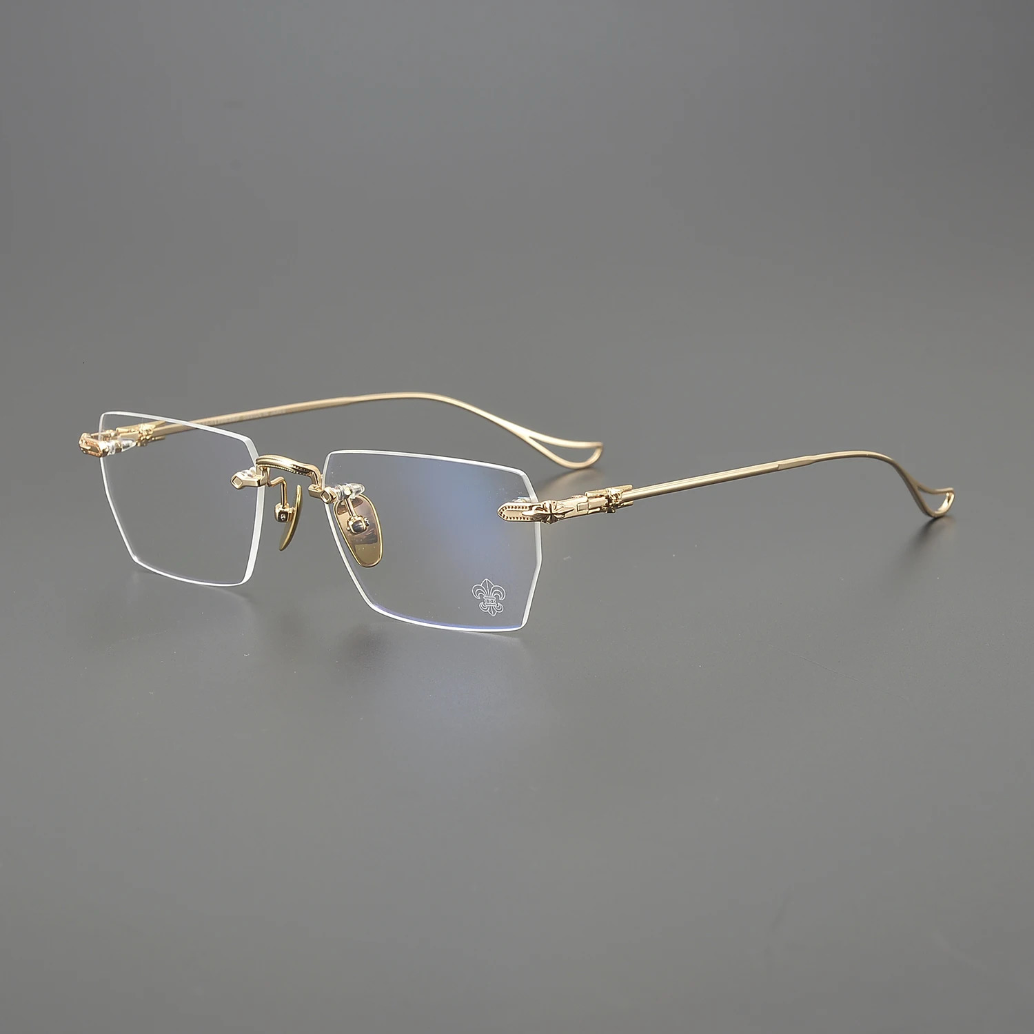 Prescription Glasses Mens Borderless Womens Glasses Frame er Fashion Myopia Reading Glasses 250228