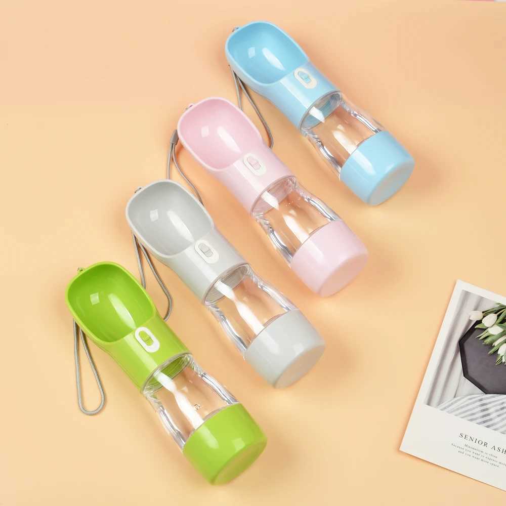 Portable pet dog water bottle suitable for small and medium-sized dogs cats hiking puppies leak proof drinking bowls French Bulldogs Teddy products Y2