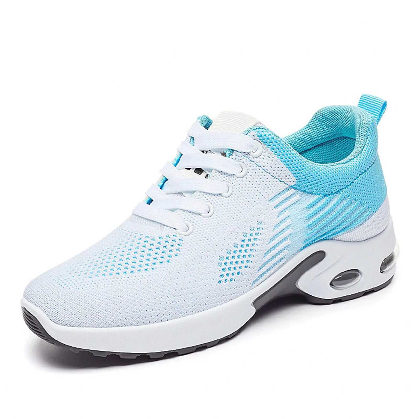 Breathable lace running shoes air cushioned sports shoes with lightweight mesh outdoor sports training shoes Y250320