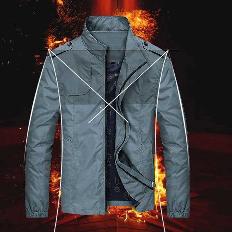 Mens Tactics Autumn Self-Defense Stab Chop Resistant Jacket Casual Flexible Lightweight Safe Fbi Policy Swat Clothing W250320