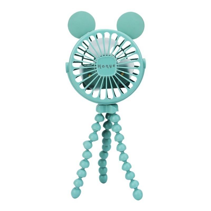 Baby Stroller Hand Held Rechargeable USB Bladeless Small Folding Fans Mini Ventilator Silent Table Outdoor Cooler Neck Fan
