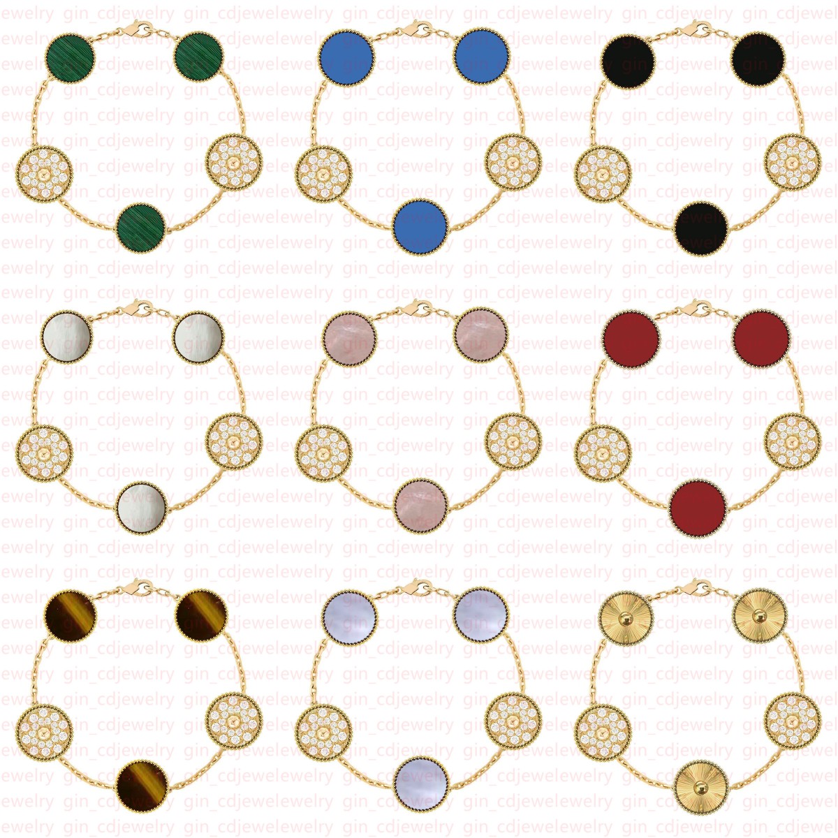 Fashion Classic Lucky Bracelet 18K Gold Engagement Birthday Jewelry Gift Suitable for Women and Girls Valentine's Day Mother's Day Gift