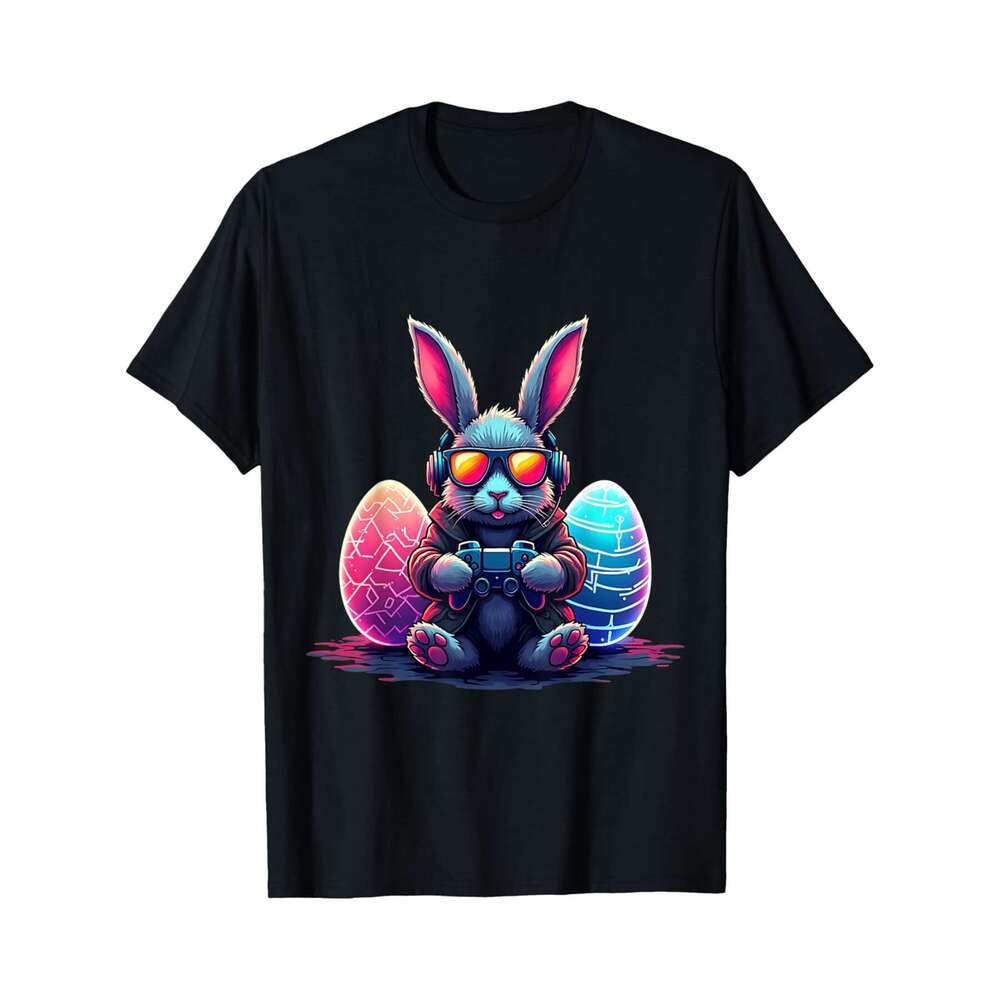 Designer T shirt Funny Easter Shirt Easter Bunny Gen Alpha Slang T-Shirt - 220g Tshits