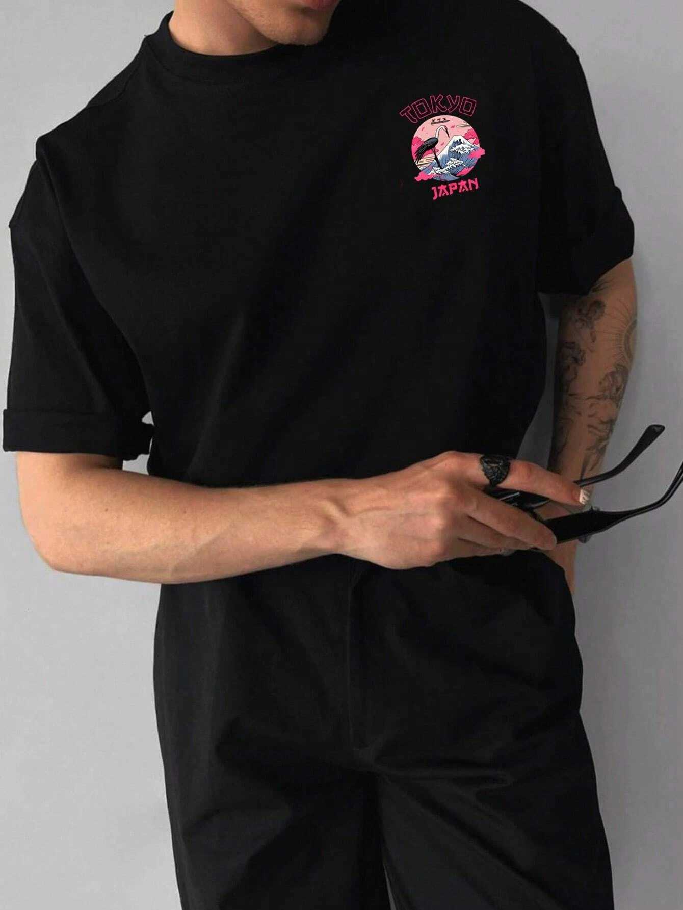 Tokyo mens cotton T-shirt luxury brand fashion plus size top casual short sleeved street clothing classic print new arrival T-shirt S-4XLT250319