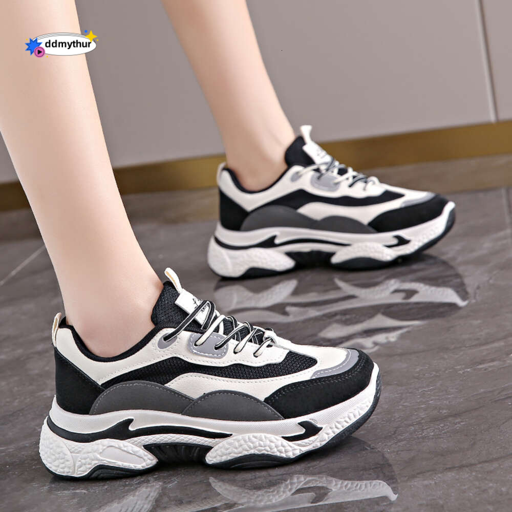 CRLAYDK Women's Fashion Chunky Sneakers Lace Up Platform Casual Running Walking Shoes Comfortable Dad Breathable Sport Tennis ddmythur