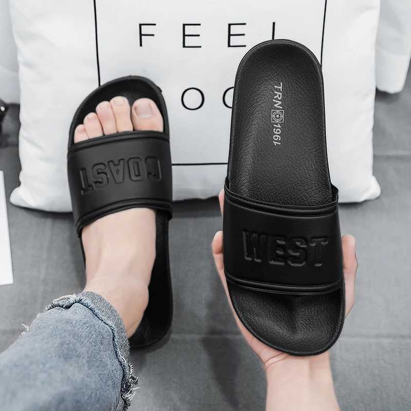 Summer Men Slippers Indoor He Slides Bathroom Loafers Outdoor Garden Shoes Massage s M Beac Flip-Flops More Y250320