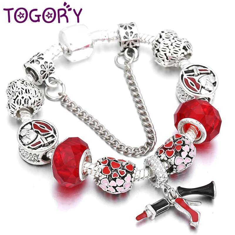 2024 Trendy Silver Color Bracelets Bangles For Women Girlfriend Snake Chain Charm Bracelet Crystal Valentine's Day Jewelry Gift