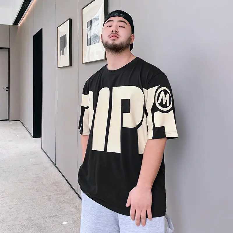 Mens T-shirt loose top pocket oversized printed mens T-shirt O-neck letter cheap clothing and high-quality ordinary 5xl Y2kT250319