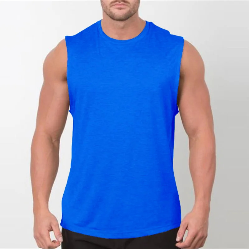 Plain Tank Mens Fitness Single Strap Sleeveless Sweatshirt 250319