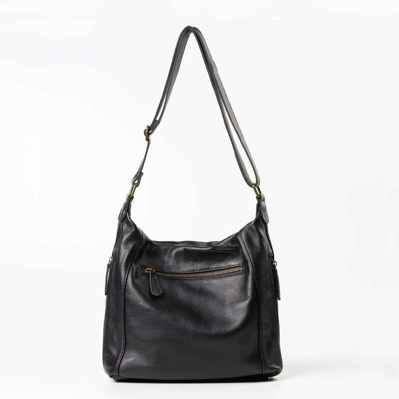 Women' Crossbody Large Bag Soft Genuine Leather Handbag Tote For Ladies Practical Casual Shopping Bags Commuter Messenger Purse