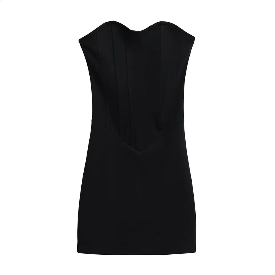 womens strapless tight corset with fashionable details and patterns suitable for various occasions y2k 250317