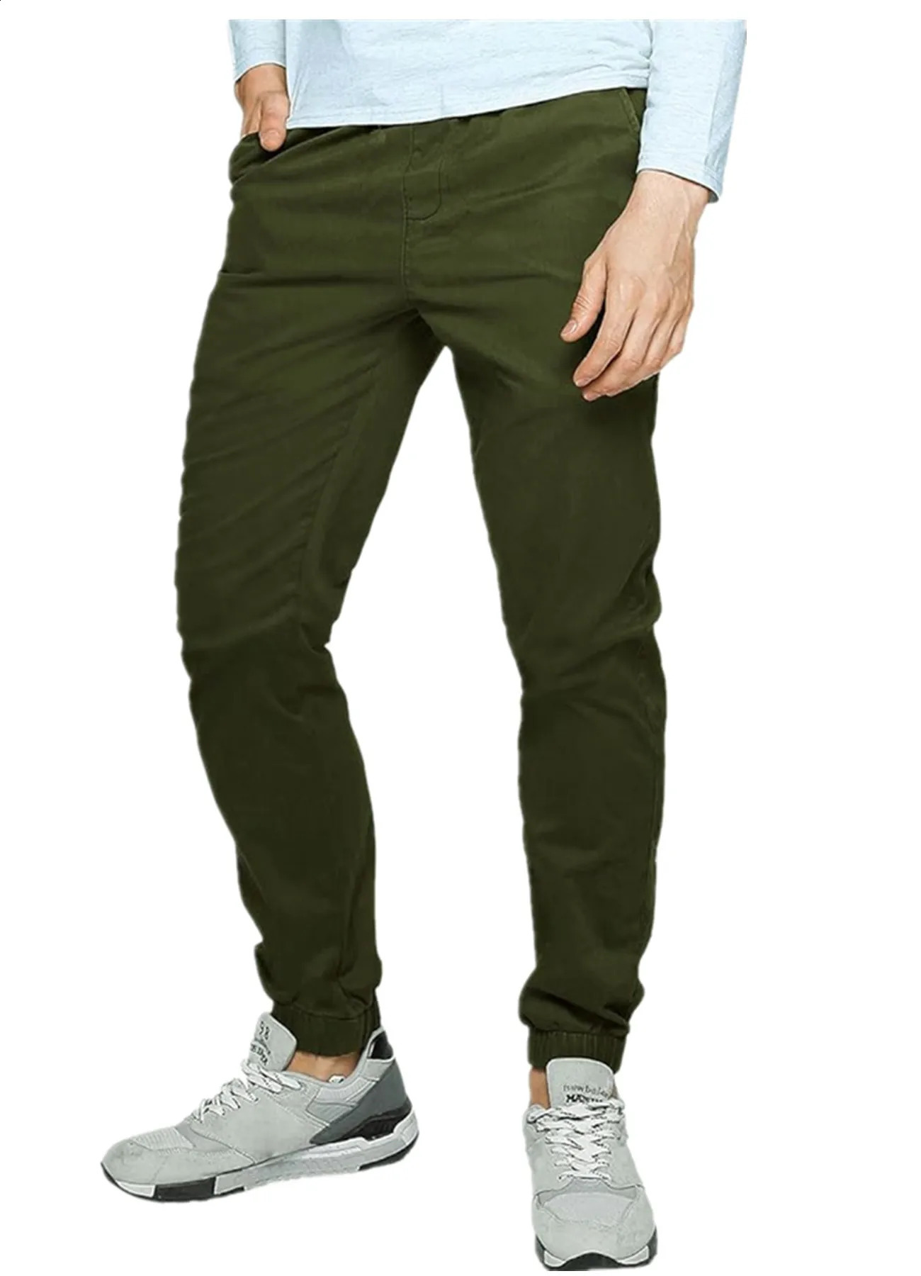 Mens multi pocket casual straight tube loose multicolor work pants sports and fitness outdoor 250319
