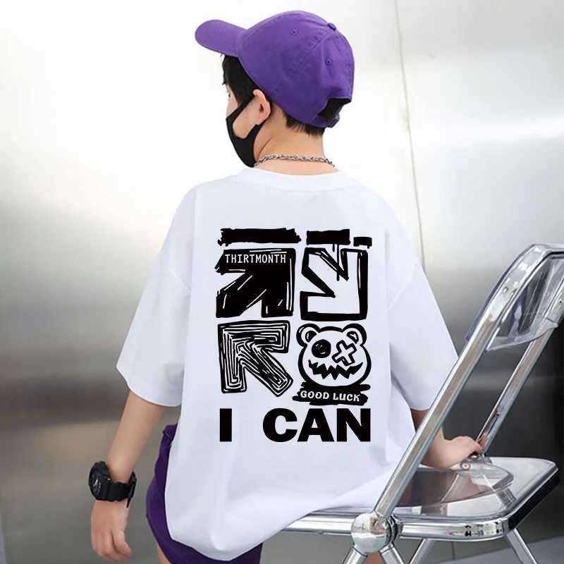 2024 Summer Childrens Clothing Boys and Girls Fashion American Style Cartoon Printed T-shirt 100% Cotton Childrens Short sleeved Top T-shirtT250320