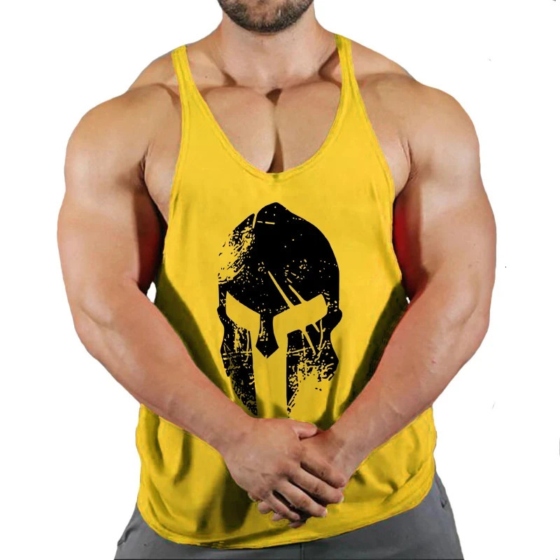 Muscular Man Gyms Mens Clothes Tank Top Vest Gym Bodybuilding and Fitness Stringer Clothing Workout Singlets Shirt Muscle 250320