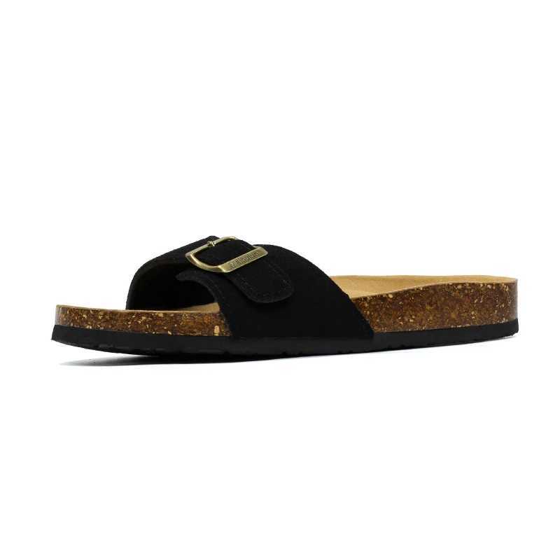 COSMAGIC New Summer Mens Cork Slippers N-Slip Casual Ribbon External Sliding Shoes Y250320