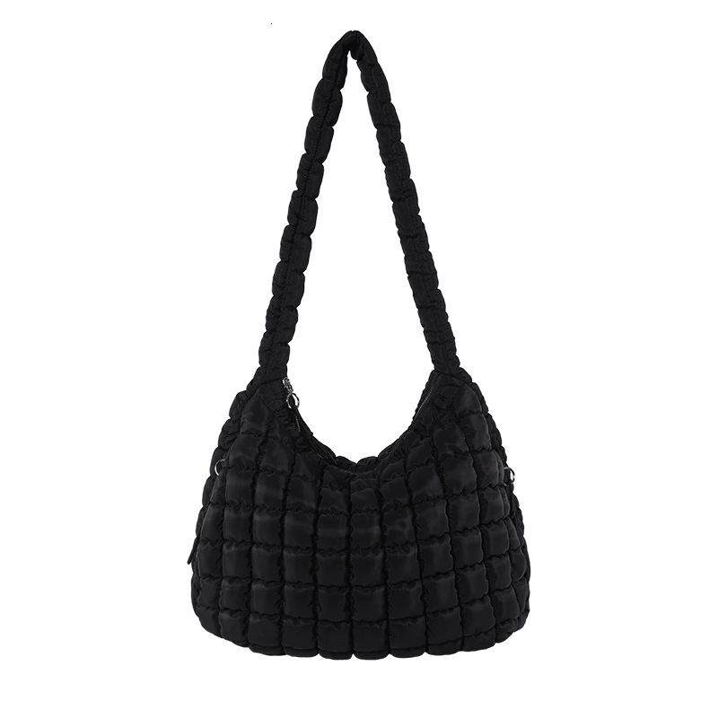 Leisure Large Capacity Soft Niche Bubble 2024 New Fashionable And Versatile Internet Celebrity Single Shoulder Crossbody Tote Bag